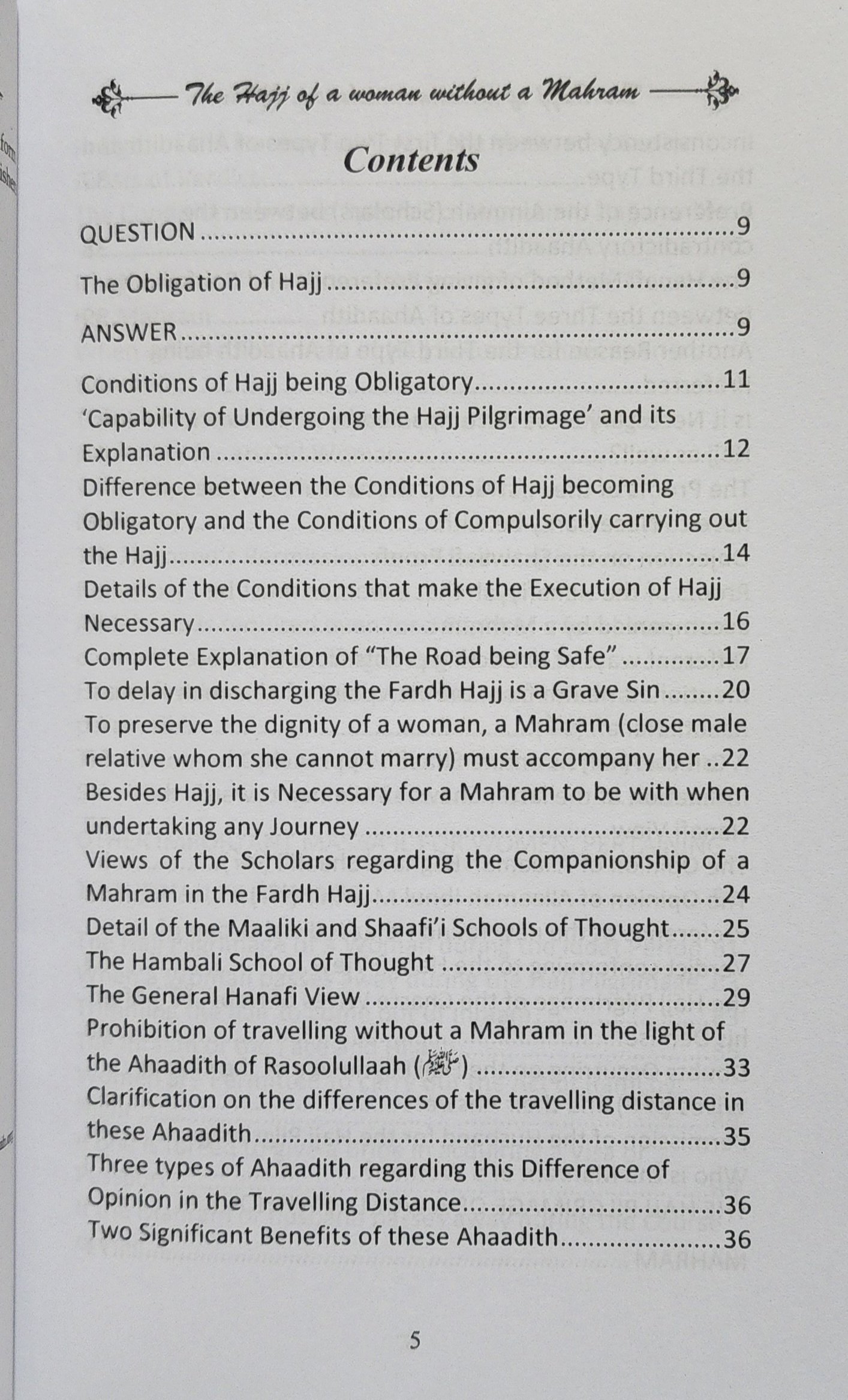 THE HAJJ OF A WOMAN WITHOUT A MAHRAM - Image 3