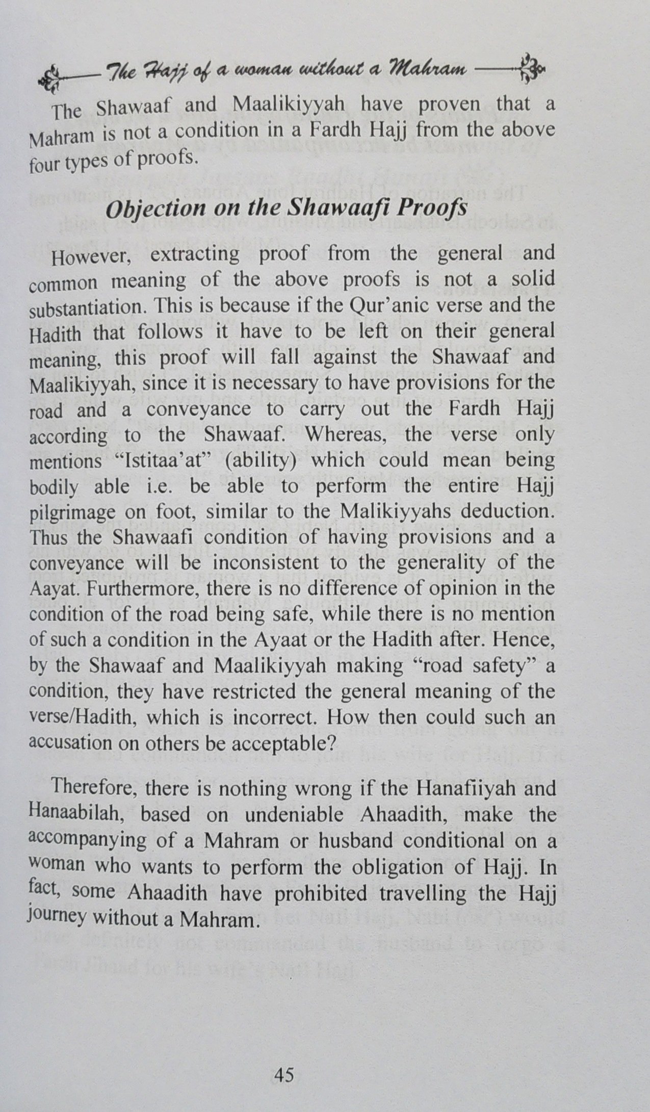 THE HAJJ OF A WOMAN WITHOUT A MAHRAM - Image 2
